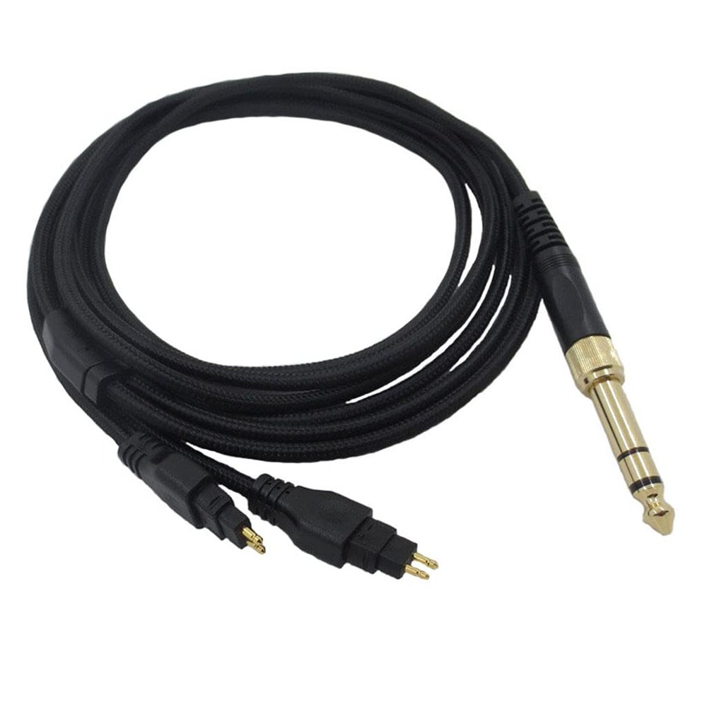 3.5mm/6.35mm Plug Cable Replacement Cable for Sennheiser-HD580 HD600 HD650 HD660S Earphone