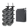 5MP Wireless CCTV System 8CH NVR WiFi Camera Kit IP Cameras Security Audio Video Surveillance Set Two Way Audio Monitor(8PCS 3MP Camera) view 2