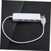 CONGARTENO USB Port Hub Extender Splitter Adapter for Laptop Pc Computer Charger Multi-Interface Hub Converter view 3