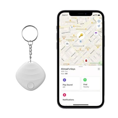 Tagit Key Finder and Item Finder (4 Pack), Works with Apple Find My App (iOS ONLY) for Keys, Luggage, Pets, Backpacks and More