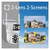 QDVOPHZA 8MP WiFi Surveillance Cameras System Smart 8CH WiFi NVR 4K 360 Wireless Outdoor Security IP Camera Monitoring Kit Night Vision(None,8 Camera 8CH NVR_A/U) view 3