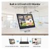 QDVOPHZA 5MP 8CH Wireless Audio CCTV Security Camera System H.265 12.5 Inch LCD Screen NVR WiFi Outdoor IP Camera with Wireless Monitor(None,14_E/U) view 4