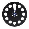 1/4 7 Inch Empty Tape Reel, Universal Opening Machine Part Opener Empty Plate, Aluminum Alloy Empty Take Up Reel to Reel Small Hub for Studer (Black) view 1
