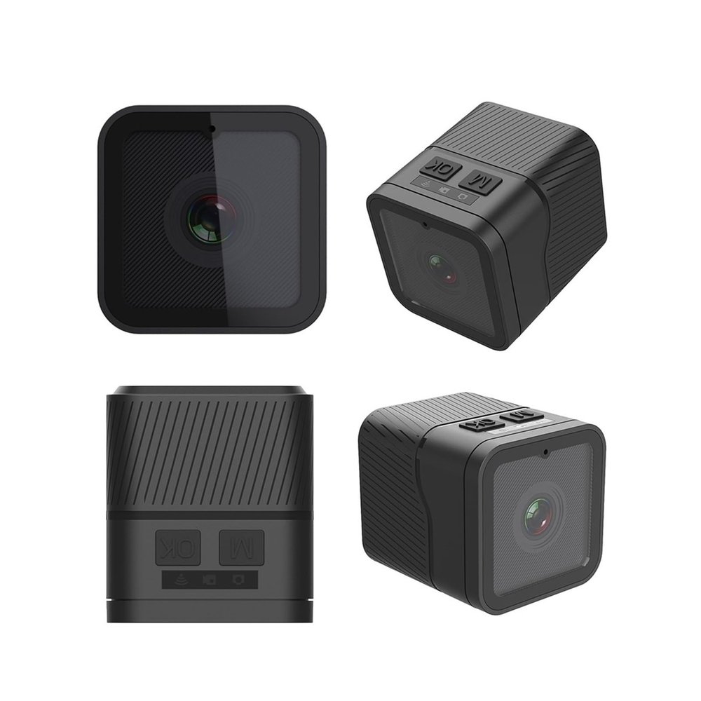FEMKFAXF HD 1080P Bike Riding Camera with Hotspot WiFi Portable Sports Camera 900mAh Motorcycle Driving Recorder