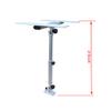 Brocraft Double Face Marine Electronic Mount, Fish Finder Bracket, Anodized Aluminum Swivel Monitor Mount/Double Marine Electronic Mount view 3