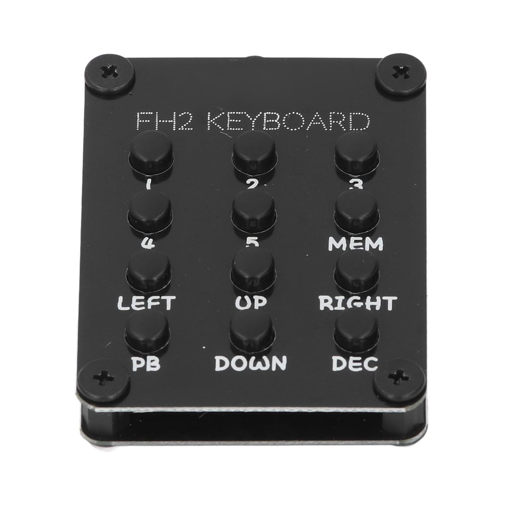 Walfront External Keypad for FT-891 FH-2 FT-991A, Remote Control Number Pad with 1 to 5 Keys Support Message and Text Memory