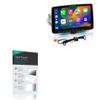 BoxWave Screen Protector Compatible with BOSS Audio Elite BE10ACP.WXC - ClearTouch Crystal Privacy (2-Pack), Privacy Screen Protector Flexible Film Clear view 1