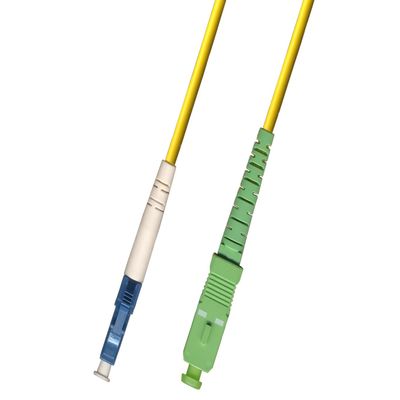10M Singlemode Simplex Fiber Optic Cable (9/125) - LC/UPC to SC/APC