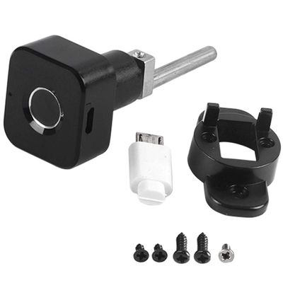 evhooe Fingerprint Lock Cabinet Fingerprint Padlock Smart Fingerprint Cabinet Drawer Digital Safety Lock USB Charging