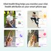 FREEZE2TRIM Vital Health Smart Ring for Women Rings for Men with Fitness, Sleep Monitor, Heart Rate, Activity Tracking, App (Size 9), Black view 3