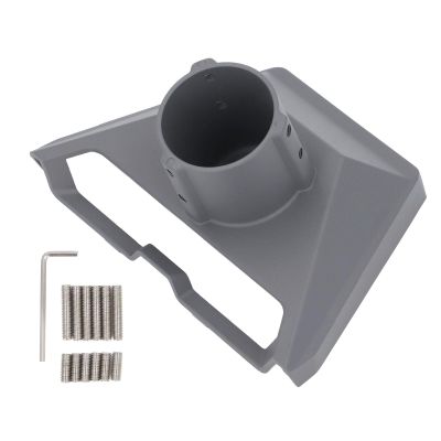 Satellite Pole Mount Bracket Aluminum Alloy 22mm to 53mm for Multifunctional Kit for Gen 3 Pipe Adapter (Gray)