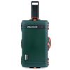 Trekking Green Pelican 1615 Air case with Orange Handles & latches. Comes Empty. view 3