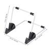 HOMSFOU Tablet Stand Aluminum Desktop Desk Stand for Magnetic Mount Computer Holder Lazy Tablet Mount Table Bracket view 2