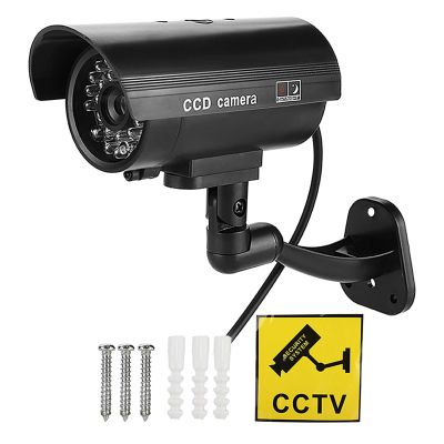 evhooe TYCIONG Fake Camera Fake Bike Camera Fake Security Camera Flash Dummy Camera 3-6 Months Working Fake Security Monitor AntiTheft