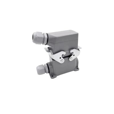 BHUPWZE Heavy Duty Connectors HDC-HE-010-1/2/3/4 F/M 10pin Screw Connection 400V/500V 16A Industrial Rectangular Connector Plug(HDC-HE-010-3)