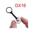 BHUPWZE GX12 GX16 Aviation Connector Plug Cover Waterproof/Metal Cap Circular Connector Protective Sleeve(GX16 Metal Cap) view 2