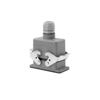 BHUPWZE Heavy Duty Connectors HDC-HE-010-1/2/3/4 F/M 10pin Screw Connection 400V/500V 16A Industrial Rectangular Connector Plug(HDC-HE-010-2)