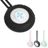 Swissdigital Design Bluetooth Locator Keychain | 4 Pack| - Works with Apple Find My - Sound and Light Notification for Luggage, Keys and Personal Items - Glacier Green (SD9507FP4) view 1