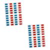 CAXUSD 40pcs Stereoscopic Movie Glasses Paper Cardboard Frame for Theater Cinema Gaming and Home Entertainment view 1