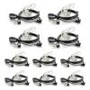 10 Pack Walkie Talkie Earpiece with Mic for BaoFeng Radio Retevis Headset for Baofeng UV-5R BF-888S Arcshell Retevis H-777 RT21 RT22 Kenwood 2 Way Radio view 1