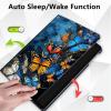 for All-New Amazon Kindle Fire HD 10 Tablet Case (13th Generation, 2023 Release) 10.1", 360 Degree Rotating Stand Cover with Auto Wake Sleep Case for Fire Tablet 10 2023,Colorful Butterflies view 4