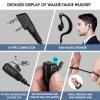 3-Pack Two Way Radio Earpiece with Ptt/Mic Compatible with Radios Kenwood Baofeng SAMCOM BTECH Retevis Walkie Talkies Radios and BF-F8HP UV-82HP UV-5R UV82 UV82C UV5X3 TK NX (Earhook Headset view 4