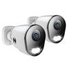 Night Owl Add On Wired IP 12MP Deterrence Camera with 2-Way Audio - White (2 - Pack) view 1