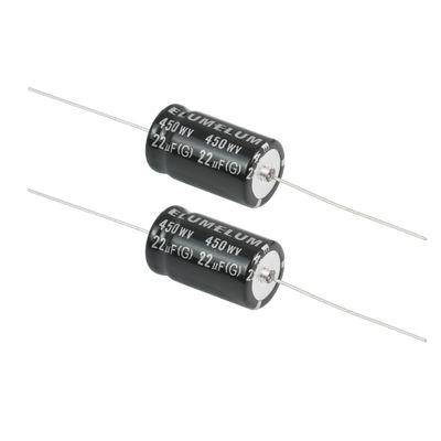 Cermant 2Pcs 450V 22UF Electrolytic Non-Polarized Crossover Capacitor Frequency Divider