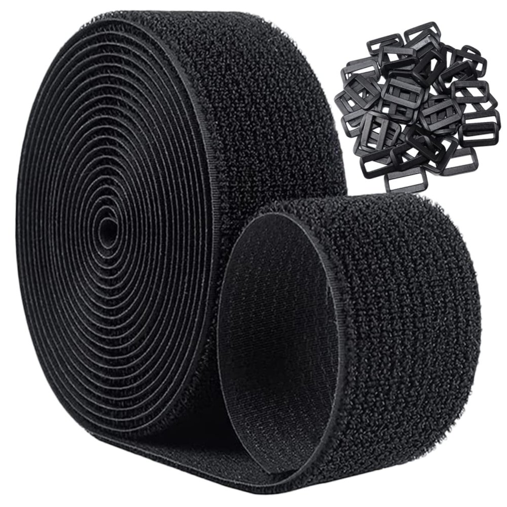 BEBEMOKO 1set Adjustable Hook and Cable Straps Buckles Reusable Securing Straps for Wire Management and Organization Home Office and Crafts
