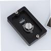HOMSFOU Quick Release Plate Adapter Durable Qr Plate with Screw for DSLR Tripods Lightweight Camera Accessory for Hobbyists Professionals Compatible with Various Mounts view 3