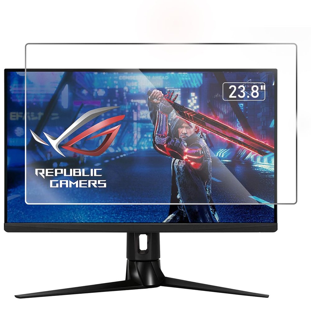 2-Pack 23.8 inch Anti Glare Matte Screen Protector for Sceptre/LG/Dell/HP/Acer/ViewSonic/ASUS/Aoc/Samsung,Anti Glare Anti Scratch film Compatible Diagonal 23.8" 16:9 Standard/Curved Monitor