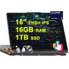 Lenovo Yoga 7 16 2-in-1 AI PC Laptop 16" WUXGA IPS Touch (Glossy) Intel 12-core Ultra 5 125U (>i7-1335U) 16GB RAM 1TB SSD Backlit Fingerprint Thunderbolt4 FHD IR Privacy Camera Win11 w/ICP Accessory view 1