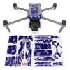 WRAPGRADE Skin Sticker for DJI Air 3S Accent Color Sticker (Stratosphere Blue Dot Camo) view 1