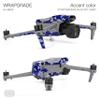 WRAPGRADE Skin Sticker for DJI Air 3S Accent Color Sticker (Stratosphere Blue Dot Camo) view 4