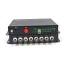 8 Port Video Fiber Optical Media Converters, Multi Mode M/M Fiber Optic 2Km 1 Set, FC Connector, for Analog Cameras(Mutlimode 0-2Km) view 1