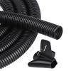 CrocSee 10ft - 1/4 inch Flame Retardant Split Wire Loom Tubing with Installation Tool - Flexible Wire Covers Cord Protectors - Black