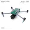 WRAPGRADE Skin Sticker for DJI Air 3S Accent Color Sticker (Emerald Skull) view 2