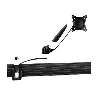 GOBCD Monitor Arm Stand Heavy Duty Single Monitor Stand Aluminum Alloy Wall-Mounted Monitor Bracket Arm 15"-27" Gas Spring Monitor Mount Stand, Holds Up to 17.6lbs Monitor Arms Stand