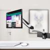 GOBCD Monitor Arm Stand Heavy Duty Single Monitor Stand Aluminum Alloy Wall-Mounted Monitor Bracket Arm 15"-27" Gas Spring Monitor Mount Stand, Holds Up to 17.6lbs Monitor Arms Stand view 2