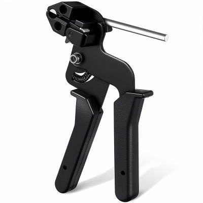 Balabulala Cable Tie GunStainless Steel Zip Tie Gun, Special Tool For Fastening And Cutting Metal Cable Ties. Stainless Steel Zip Tie Tool Used to Repair Fence, Pipe Wrap, Outdoor bundling