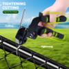 Balabulala Cable Tie GunStainless Steel Zip Tie Gun, Special Tool For Fastening And Cutting Metal Cable Ties. Stainless Steel Zip Tie Tool Used to Repair Fence, Pipe Wrap, Outdoor bundling view 3