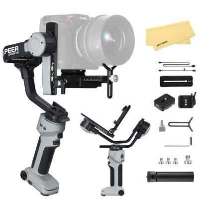 ZHIYUN CINEPEER Crane 4E 3-Axis Camera Gimbal Stabilizer for Canon/Sony/Panasonic/Nikon,Extendable Sling Grip Native Vertical Shooting Handheld Camera Gimbal