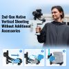 ZHIYUN CINEPEER Crane 4E 3-Axis Camera Gimbal Stabilizer for Canon/Sony/Panasonic/Nikon,Extendable Sling Grip Native Vertical Shooting Handheld Camera Gimbal view 4