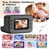 LETSHAHA Instant Print Camera for Kids, 1080P Digital Video Cameras, Christmas Birthday Gifts Toys for Age 3-12, Toddler Camera for 4 5 6 7 8 9 10 Year Old Boys - Black view 3