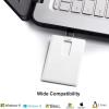 Custom Logo USB Flash Drive in Credit Card Shape, Personalised Memory Stick in Bulk for Promotion(1pcs,32GB) view 2