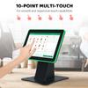 IRXSEE 10.1-Inch Android 11 POS Touchscreen Monitor Tablet with Metal POS Stand,WiFi & BT,RK3568 4GB RAM & 64GB ROM,Capacitive Multi-Touch Monitor,True Flat Seamless for Restaurant,Bar, Gym,Office view 2