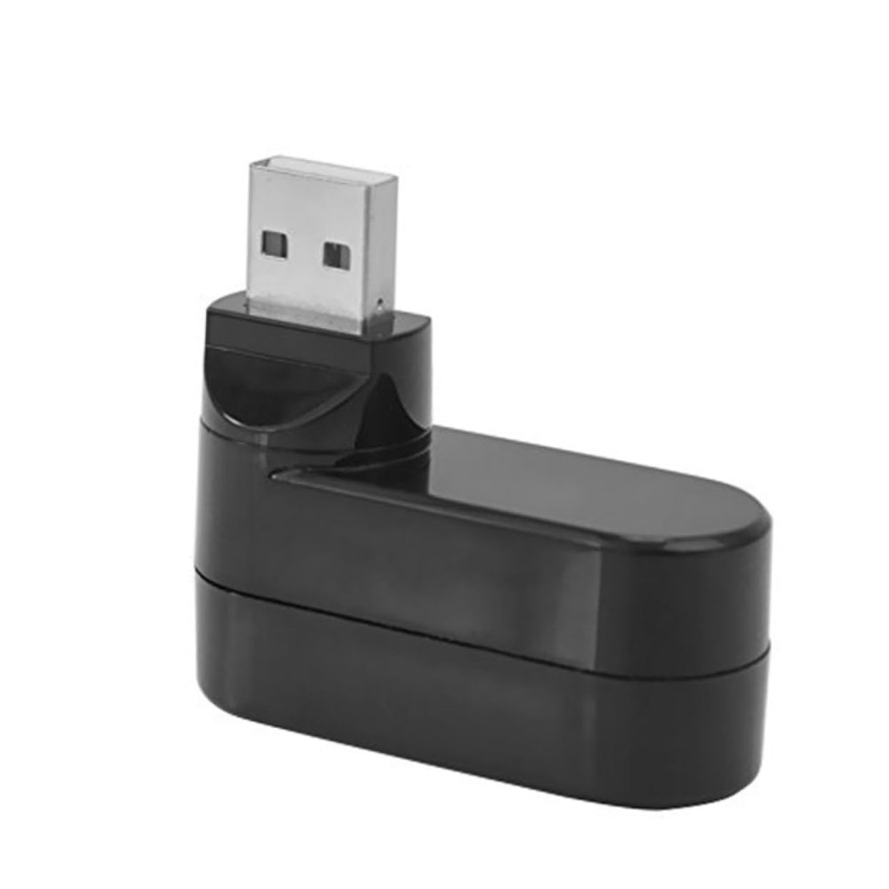HOMSFOU Rotatable USB Hub USB Ports Splitter Adapter Cable Hub Adapter for Pc Laptop High Speed Data Transfer