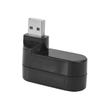 HOMSFOU Rotatable USB Hub USB Ports Splitter Adapter Cable Hub Adapter for Pc Laptop High Speed Data Transfer view 1