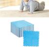 HZLXF1 10pcs Interlocking Floor Mat,Cuttable Plush Foam Carpet Tiles for Parlor Bedroom Decoration view 3