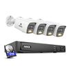 ANNKE 8MP Security Camera System, 16CH NVR Recorder with AI Human/Vehicle Detection, 4X 4K Bullet PoE Cams with Color Night Vision, 2-Way Talk, Compatible with Alexa, IP67 Weatherproof, 2TB HDD view 1